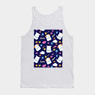 Cute Dog Pattern For Fabric Baby Tank Top